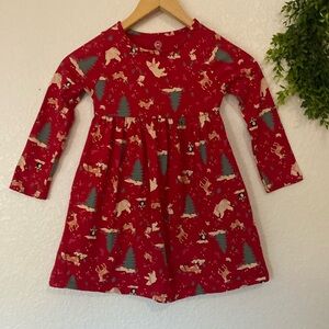 Wonder Nation Polar Bear Fox Deer Penguin Christmas Dress